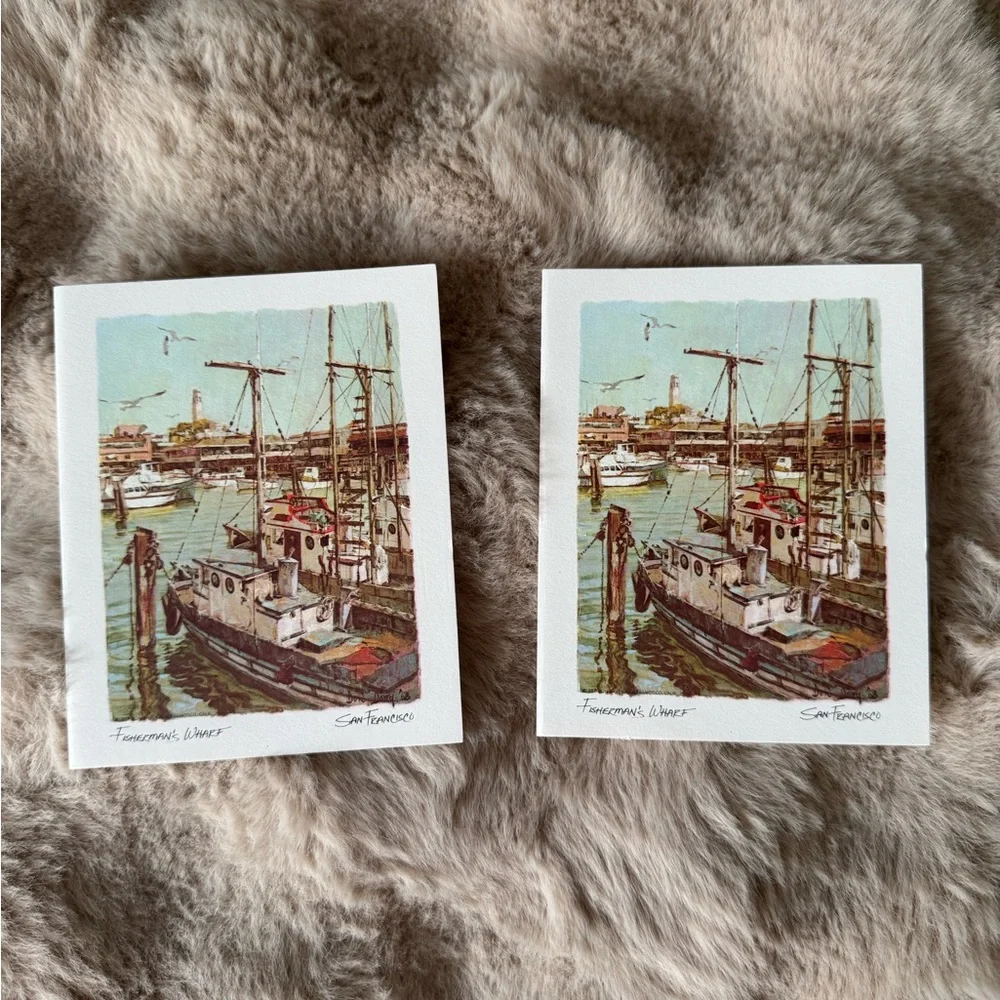 Vintage 1968 San Francisco Note cards